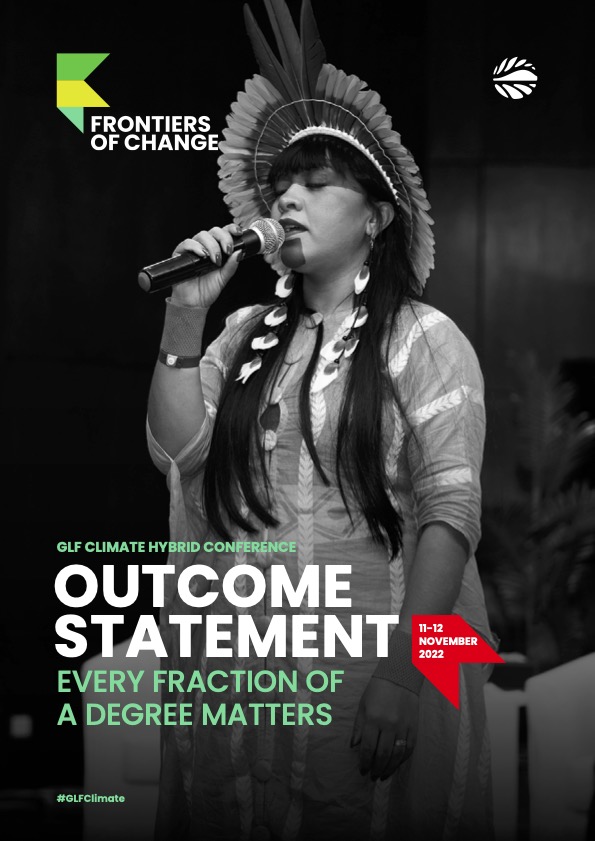 Glf Climate 2022 Outcome Statement Every Fraction Of A Degree Matters